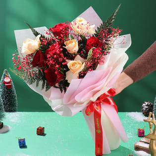 Heartfelt Embrace Of Roses