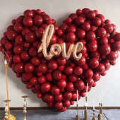 Heartfelt Love Balloon Decor