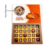 Heartfelt Personalised Karwa Chauth Chocolate Gift Box