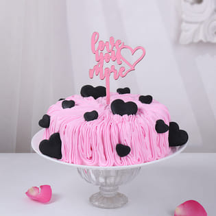 Heartful Confession Chocolate Cake