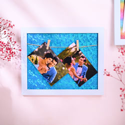 Heartwarming Personalised Wall Photo Frame