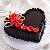Heart Shaped Anniversary Cake Online