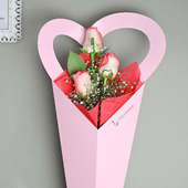 Hearty Arrangement Of Lovely Roses -Lovely Valentine Gift