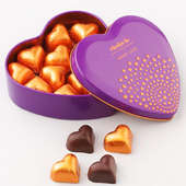 Hearty chocolate Box with choclates