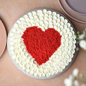Hearty Dainty Red Velvet Cake For Valentines