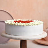 Hearty Dainty Red Velvet Valentine Cake