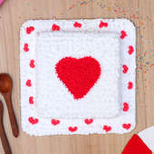 Hearty Emotions Cake for Lover