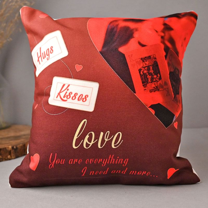 Hearty Love Red Cushion