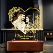 Hearty Personalized Photo Lamp Gift items