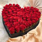 Hearty Red Rose Flower Combo