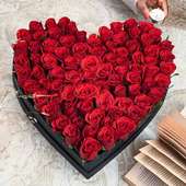 Order Hearty Red Rose Flower Combo Online