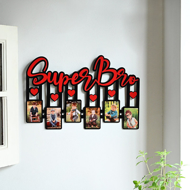 Hearty Super Bro Personalized Frame