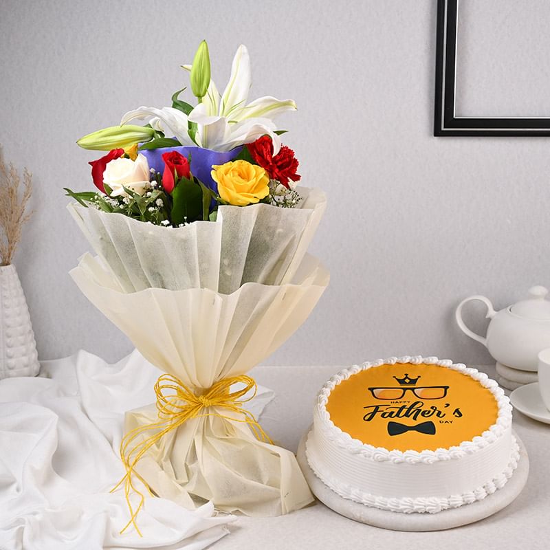 Blooming Delight Combo - Buy Fathers day Combo 