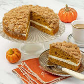 Heavenly Pumpkin Cake With Buttercream Frosting