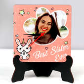 Hello Kitty Tabletop - Personalised Rakhi Gift for Sister