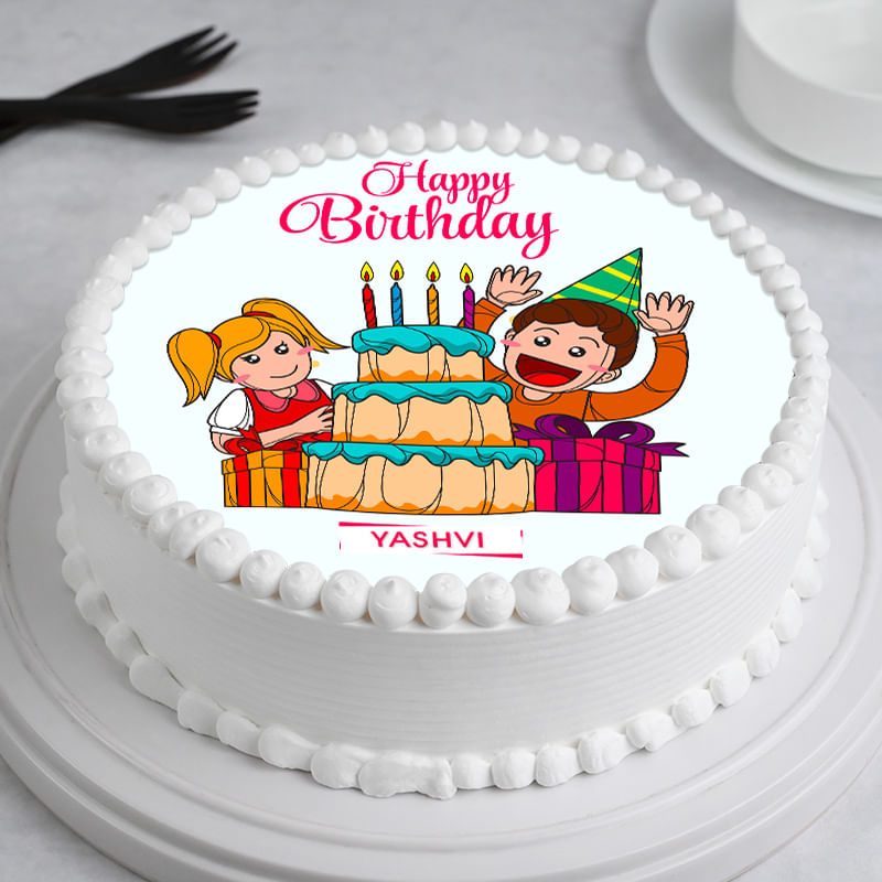 Hip Hip Hurrah Poster Cake