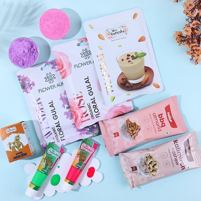 Fun Splash N Snack Holi Hamper
