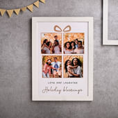 Holiday Blessings Personalised Photo Frame