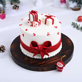 Holiday Elegance Christmas Cake