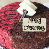 Red Velvet Christmas Cake - Zoom View