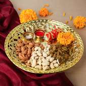 Holy Dryfruits Puja Thali