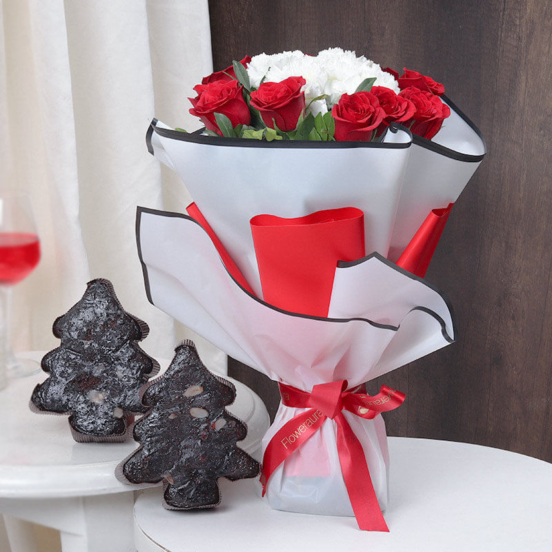 Christmas Flowers Set