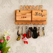 Home Multiutility Wooden Keyholder- Online gifts delivery