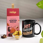 Hot And Sweet Mug With Chocolate Combo