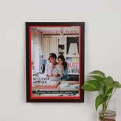 Hot Buzz Mothers Day Photo Frame - Personalised A4 Size Wall Frame