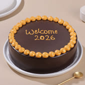 New Year Chocolate Cake 2026