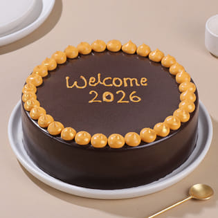 New Year Chocolate Cake 2026