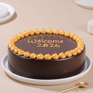 New Year Chocolate Cake 2026