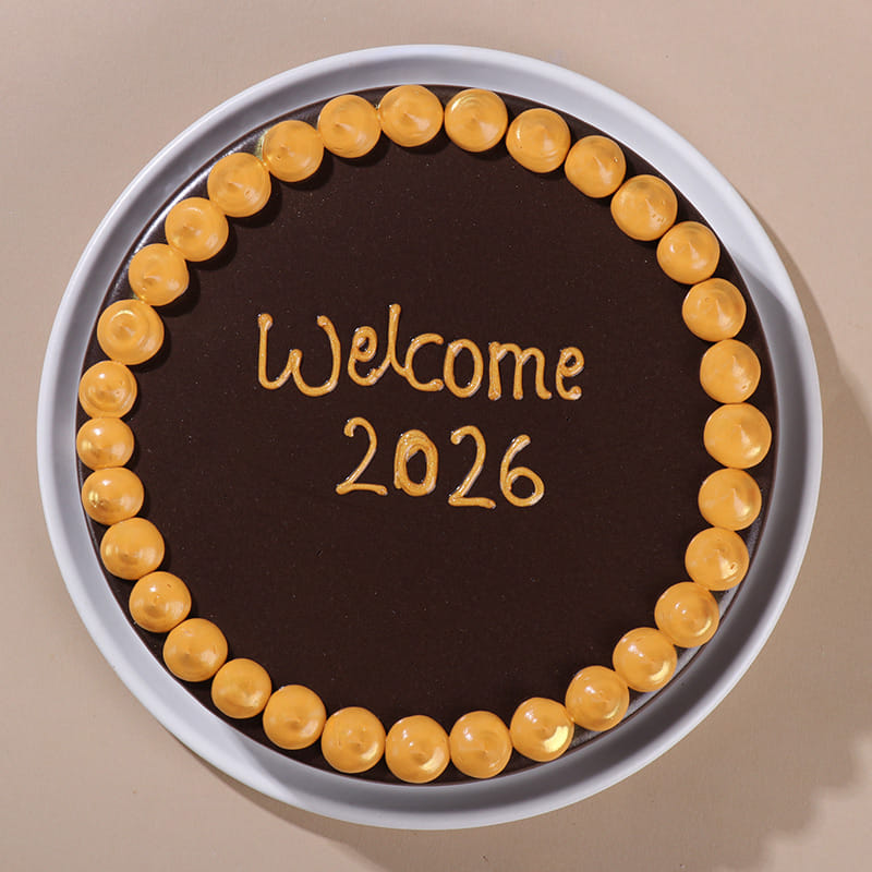 New Year Chocolate Cake 2026