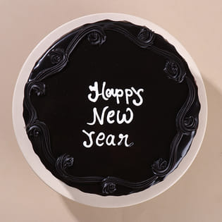Chocolate Flavor New Year Cake