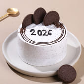 New Year Choco Oreo Mini Cake - New Year Cake