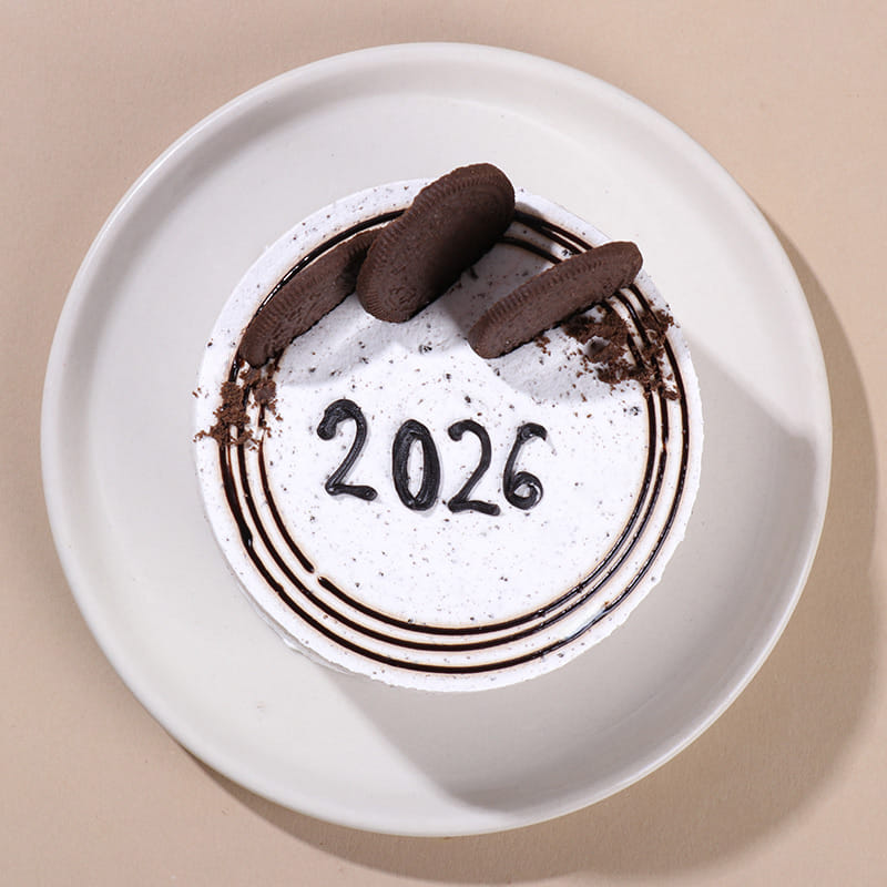 New Year Choco Oreo Mini Cake - New Year Cake