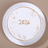 Pastel Hues New Year Cake: Themed cake for new year