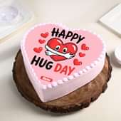 Hug Day Tender Heart Cake