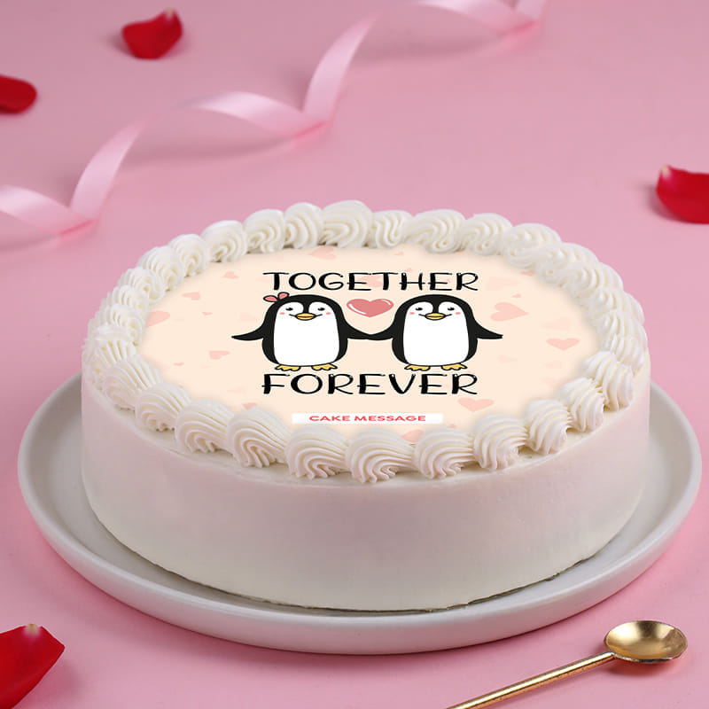Together Forever Lovebirds Cake
