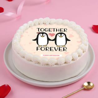 Together Forever Lovebirds Cake