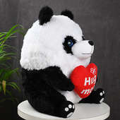 Side View of Hug Me Fluffy Panda