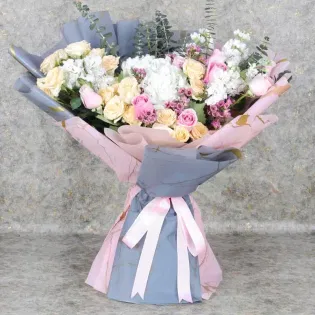 Soft Hues Mixed Bloom Bouquet
