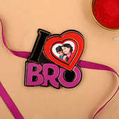 I Love Bro Personalised Rakhi - One Personalised Rakhi