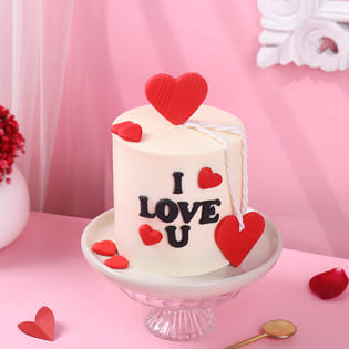 I Love You Chocolate Cake