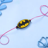 Iconic Batman Logo Kids Rakhi