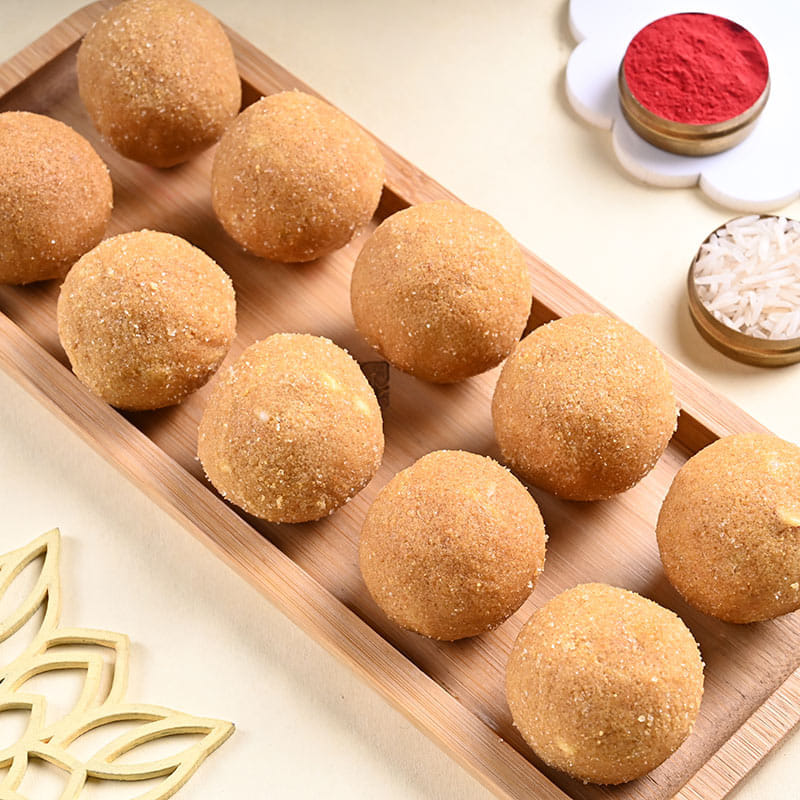 Ik Onkar N Veera Rakhi Duo With Besan Ladoos