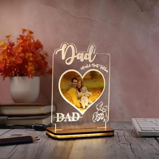 Illuminated Photo Led Tabletop For Dad