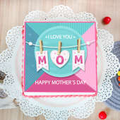 Mothers Day Poster Cake for Mom Online
