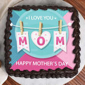 Mothers Day Poster Cake for Mom Online