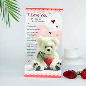 I L U Valentine Day Card